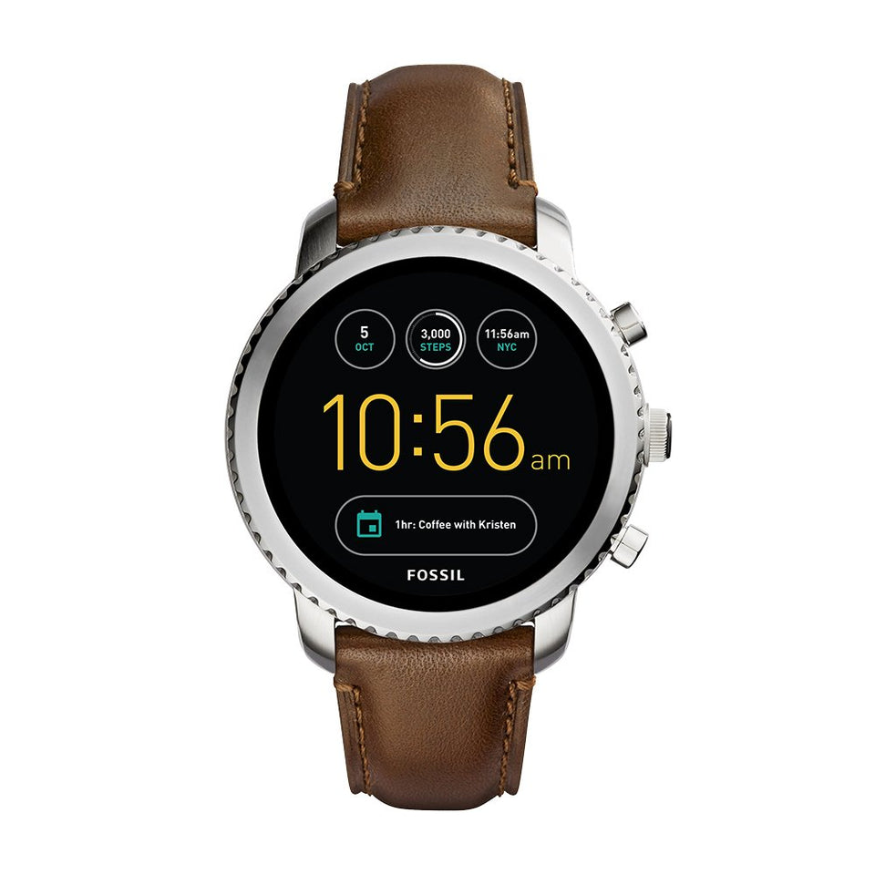 Fossil Men's Gen 3 Explorist Stainless Steel Touchscreen Smartwatch