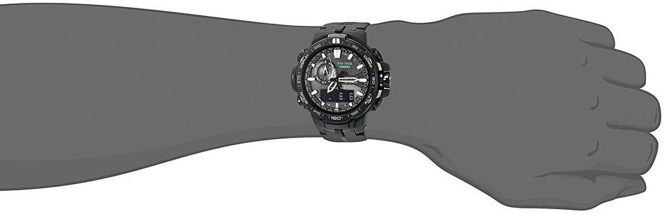 Casio Men's Pro Trek PRW-6000Y-1ACR Solar Powered Black Analog-Digital Sport Watch