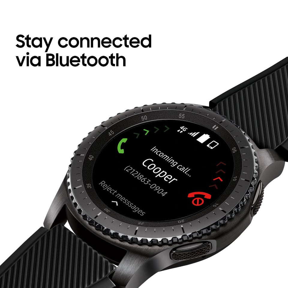 Samsung Gear S3 Frontier Smartwatch (Bluetooth), SM-R760NDAAXAR – US Version with Warranty