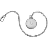 Bulova Men's Stainless Steel Analog-Quartz Pocket Watch (Model: 96B270)