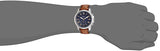 Fossil Men's Grant Stainless Steel and Leather Hybrid Smartwatch