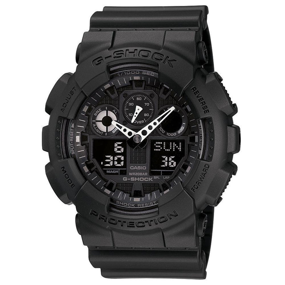 Casio Men's G-SHOCK - The GA 100-1A1 Military Series Watch in Black