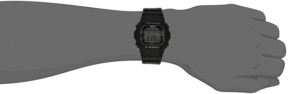 Casio Men's G-shock DW5600E-1V Shock Resistant Black Resin Sport Watch