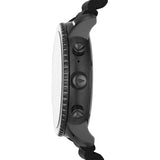 Fossil Q Men's Gen 3 Explorist Stainless Steel and Silicone Smartwatch, Color: Black (Model: FTW4005)