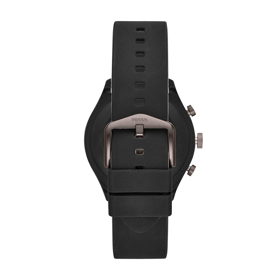 Fossil Men's Gen 4 Sport Metal and Silicone Touchscreen Smartwatch with Heart Rate, GPS, NFC, and Smartphone Notifications