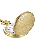 Mudder Vintage Stainless Steel Quartz Pocket Watch Chain