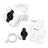 Fossil Q Men's Gen 3 Explorist Stainless Steel and Silicone Smartwatch, Color: Black (Model: FTW4005)
