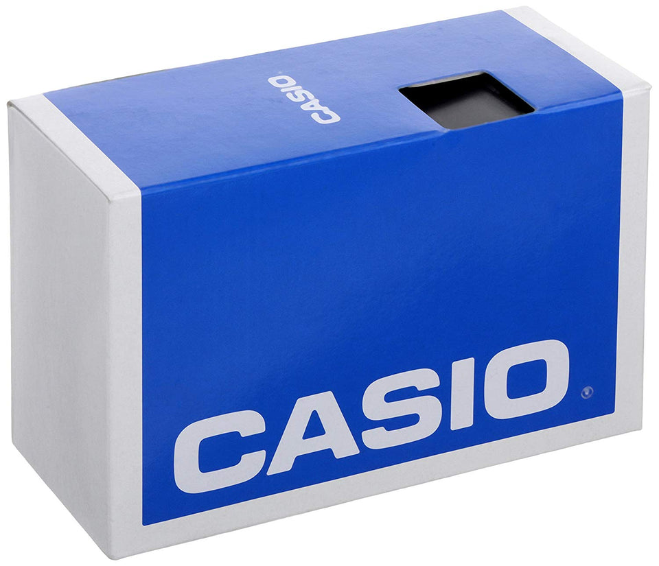 Casio Men's Black Analog Anti Reverse Bezel Watch
