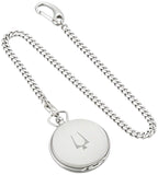 Bulova Men's Stainless Steel Analog-Quartz Pocket Watch (Model: 96B270)