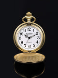 Mudder Vintage Stainless Steel Quartz Pocket Watch Chain