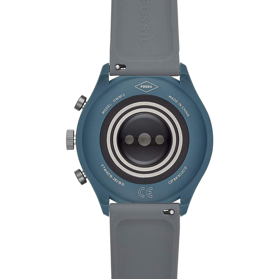 Fossil Men's Gen 4 Sport Metal and Silicone Touchscreen Smartwatch with Heart Rate, GPS, NFC, and Smartphone Notifications