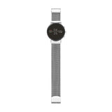 Skagen Connected Falster 2 Stainless Steel Magnetic Mesh Touchscreen Smartwatch with Heart Rate, GPS, NFC, and Smartphone Notifications