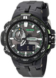 Casio Men's Pro Trek PRW-6000Y-1ACR Solar Powered Black Analog-Digital Sport Watch