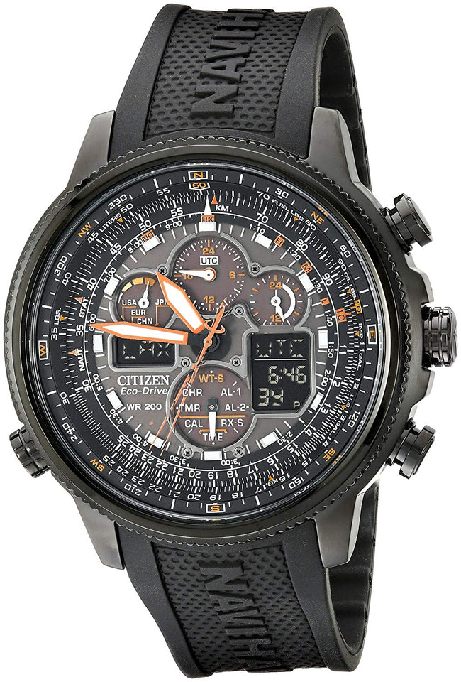 Citizen Men's Eco-Drive Navihawk Atomic Timekeeping Watch, JY8035-04E